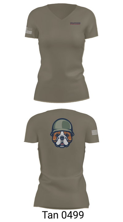 Indy Radio Platoon 10234991 Women's Short Sleeve V-neck Shirt - 68