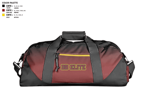 Duffle Bag, DB Elite, Men's Basketball, Teamtime, Team time, sublimation, custom sports apparel, team uniforms, spirit wear, spiritwear, sports uniforms, custom shirts, team store, custom team store, fundraiser sports, apparel fundraiser