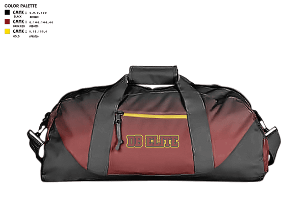 Duffle Bag, DB Elite, Men's Basketball, Teamtime, Team time, sublimation, custom sports apparel, team uniforms, spirit wear, spiritwear, sports uniforms, custom shirts, team store, custom team store, fundraiser sports, apparel fundraiser