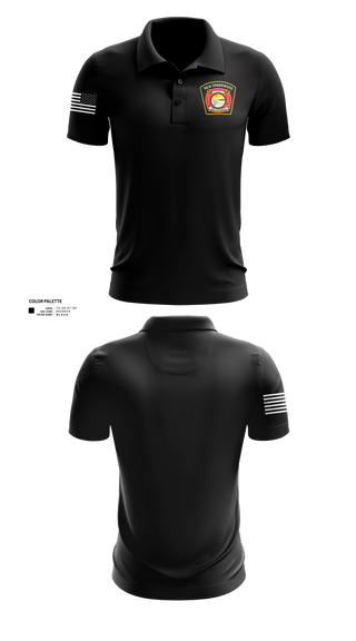 Short Sleeve Performance Polo, New Underwood VFD, Fire Department, Teamtime, Team time, sublimation, custom sports apparel, team uniforms, spirit wear, spiritwear, sports uniforms, custom shirts, team store, custom team store, fundraiser sports, apparel fundraiser