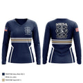 NIESA PROFESSIONAL FIRE FIGHTERS  - LOCAL 5633 Women's Long Sleeve V-neck Shirt - 1