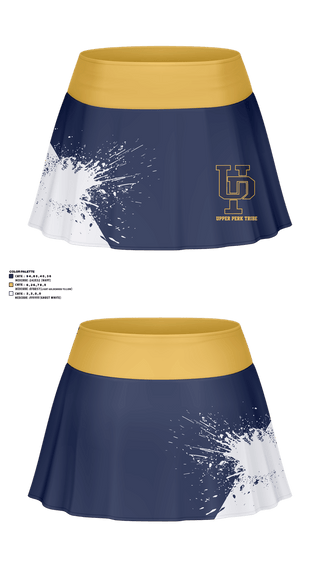 Skort, Upper perk tribe, Cheer, Teamtime, Team time, sublimation, custom sports apparel, team uniforms, spirit wear, spiritwear, sports uniforms, custom shirts, team store, custom team store, fundraiser sports, apparel fundraiser
