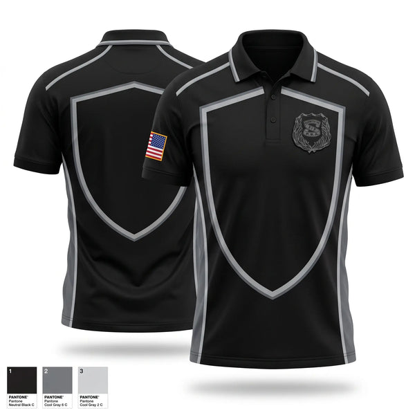Short Sleeve Performance Polo, Readington Police Department/PBA317, Police, Teamtime, Team time, sublimation, custom sports apparel, team uniforms, spirit wear, spiritwear, sports uniforms, custom shirts, team store, custom team store, fundraiser sports, apparel fundraiser