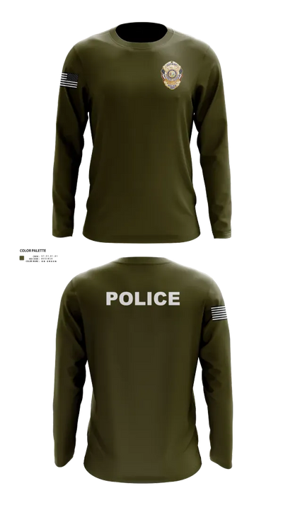 FOREST ACRES POLICE DEPARTMENT 85574925 Long Sleeve Performance Shirt 23