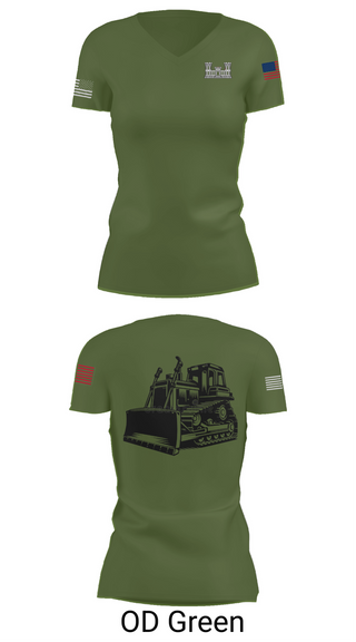 Womens Short Sleeve Vneck Shirt, A co 229th Heavy, , Teamtime, Team time, sublimation, custom sports apparel, team uniforms, spirit wear, spiritwear, sports uniforms, custom shirts, team store, custom team store, fundraiser sports, apparel fundraiser