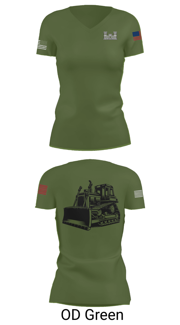 Womens Short Sleeve Vneck Shirt, A co 229th Heavy, , Teamtime, Team time, sublimation, custom sports apparel, team uniforms, spirit wear, spiritwear, sports uniforms, custom shirts, team store, custom team store, fundraiser sports, apparel fundraiser