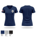 Moncks Corner Police Department Women's Short Sleeve V-neck Shirt - 1