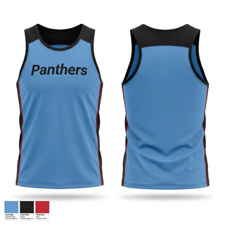 Mens Track Singlet, Panthers, Track & Field, Teamtime, Team time, sublimation, custom sports apparel, team uniforms, spirit wear, spiritwear, sports uniforms, custom shirts, team store, custom team store, fundraiser sports, apparel fundraiser