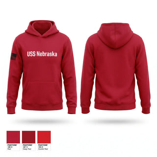 Hoodie, USS Nebraska, Navy, Teamtime, Team time, sublimation, custom sports apparel, team uniforms, spirit wear, spiritwear, sports uniforms, custom shirts, team store, custom team store, fundraiser sports, apparel fundraiser