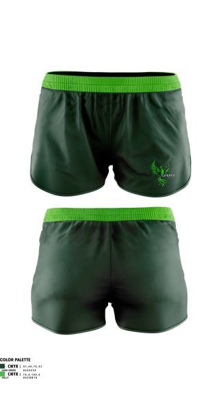 Womens Shorts, Spruce youth wrestling, Wrestling, Teamtime, Team time, sublimation, custom sports apparel, team uniforms, spirit wear, spiritwear, sports uniforms, custom shirts, team store, custom team store, fundraiser sports, apparel fundraiser