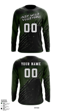 Indy Wild Volleyball 47140100 Long Sleeve Performance Shirt - 10