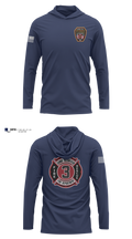 Como Volunteer Fire Department 64054761 Long Sleeve Performance Shirt with hood - 4