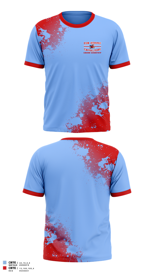 Bon Homme Cavaliers Cross Country 63966027 Short Sleeve Performance Shirt - 1