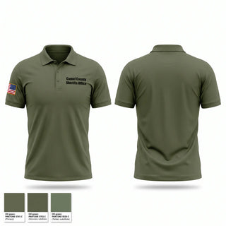 Short Sleeve Performance Polo, Comal County Sheriff’s Office, Police, Teamtime, Team time, sublimation, custom sports apparel, team uniforms, spirit wear, spiritwear, sports uniforms, custom shirts, team store, custom team store, fundraiser sports, apparel fundraiser