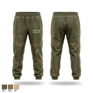 Sweatpants, Dirtbag Division, Army, Teamtime, Team time, sublimation, custom sports apparel, team uniforms, spirit wear, spiritwear, sports uniforms, custom shirts, team store, custom team store, fundraiser sports, apparel fundraiser