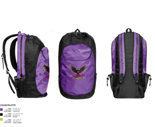 Gear Bag, NOLA Black Hawks, Men's Basketball, Teamtime, Team time, sublimation, custom sports apparel, team uniforms, spirit wear, spiritwear, sports uniforms, custom shirts, team store, custom team store, fundraiser sports, apparel fundraiser