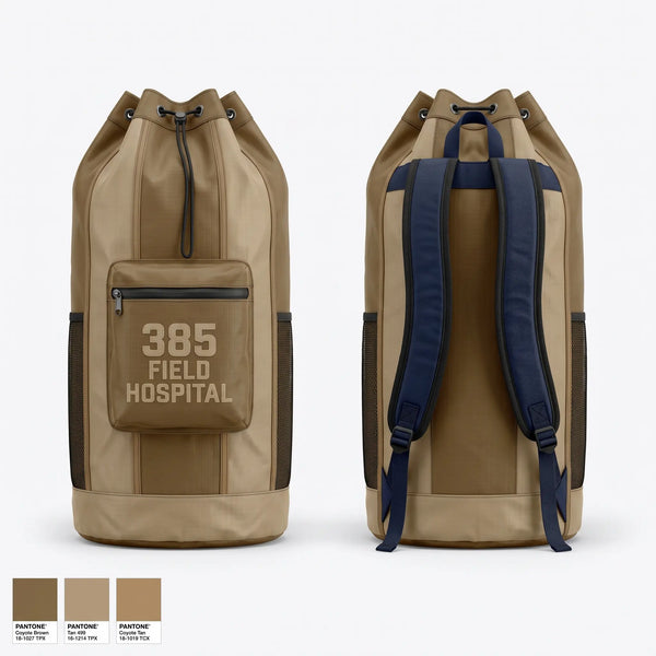 Gear Bag, 385 Field Hospital, Army, Teamtime, Team time, sublimation, custom sports apparel, team uniforms, spirit wear, spiritwear, sports uniforms, custom shirts, team store, custom team store, fundraiser sports, apparel fundraiser