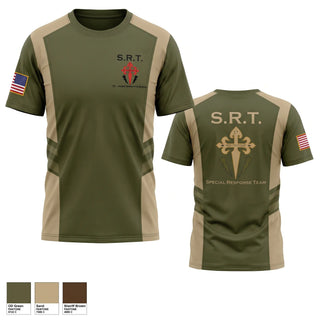 Old School Cotton Feel Shirt, St. James Parish Sheriff's Office SRT, Police, Teamtime, Team time, sublimation, custom sports apparel, team uniforms, spirit wear, spiritwear, sports uniforms, custom shirts, team store, custom team store, fundraiser sports, apparel fundraiser