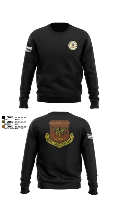 Evangeline Parish Sheriffs Office S.R.T Crew Neck Sweatshirt - 100