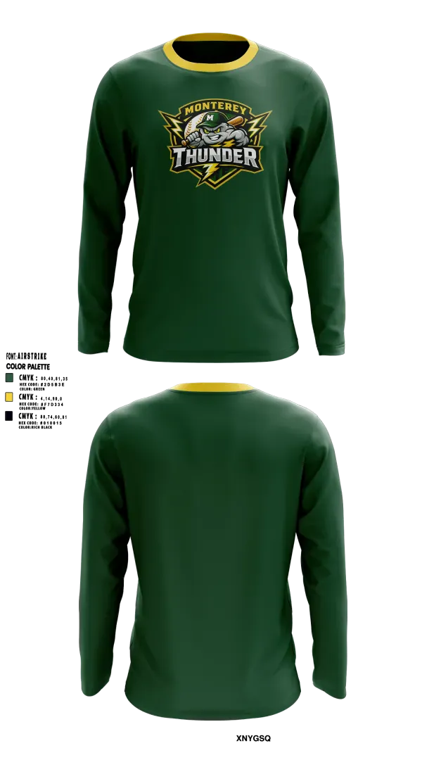 Long Sleeve Performance Shirt, Thunder, Baseball, Teamtime, Team time, sublimation, custom sports apparel, team uniforms, spirit wear, spiritwear, sports uniforms, custom shirts, team store, custom team store, fundraiser sports, apparel fundraiser