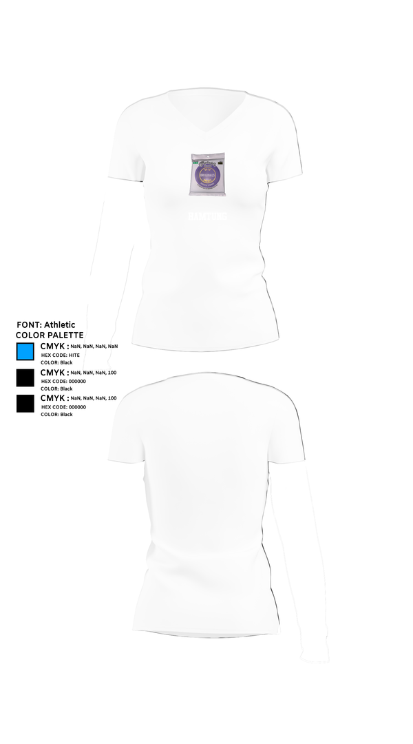 Womens Short Sleeve Vneck Shirt, Hamtung, E-Sports, Teamtime, Team time, sublimation, custom sports apparel, team uniforms, spirit wear, spiritwear, sports uniforms, custom shirts, team store, custom team store, fundraiser sports, apparel fundraiser