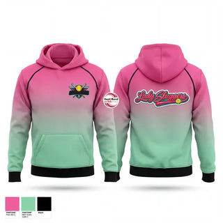 Hoodie, Lady Sluggers, Softball, Teamtime, Team time, sublimation, custom sports apparel, team uniforms, spirit wear, spiritwear, sports uniforms, custom shirts, team store, custom team store, fundraiser sports, apparel fundraiser