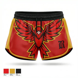 Womens Shorts, RedHawks, Baseball, Teamtime, Team time, sublimation, custom sports apparel, team uniforms, spirit wear, spiritwear, sports uniforms, custom shirts, team store, custom team store, fundraiser sports, apparel fundraiser