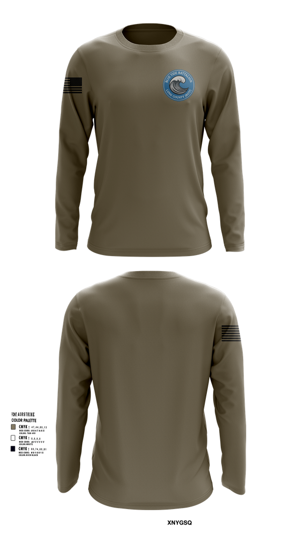 Long Sleeve Performance Shirt, Blue Tide Battalion, , Teamtime, Team time, sublimation, custom sports apparel, team uniforms, spirit wear, spiritwear, sports uniforms, custom shirts, team store, custom team store, fundraiser sports, apparel fundraiser