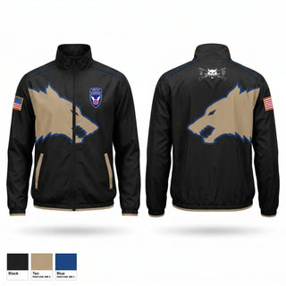Windbreaker, 11th airborne, 1-5 IN Bobcats, Army, Teamtime, Team time, sublimation, custom sports apparel, team uniforms, spirit wear, spiritwear, sports uniforms, custom shirts, team store, custom team store, fundraiser sports, apparel fundraiser