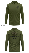 Franklin County Sheriff Office K9 Long Sleeve Performance Shirt with hood - 11