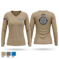 Air Assult Women's Long Sleeve V-neck Shirt - 1