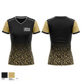 LINCOLN COUGARS Women's Short Sleeve V-neck Shirt - 1