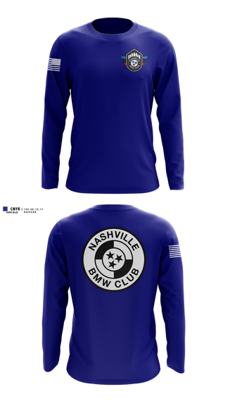 Long Sleeve Performance Shirt, BMW Club of Nashville, , Teamtime, Team time, sublimation, custom sports apparel, team uniforms, spirit wear, spiritwear, sports uniforms, custom shirts, team store, custom team store, fundraiser sports, apparel fundraiser
