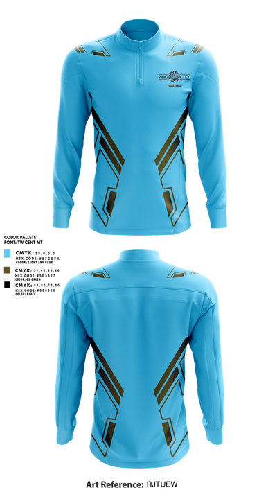 Zoo City 39043689 Quarter Zip Jacket - 1