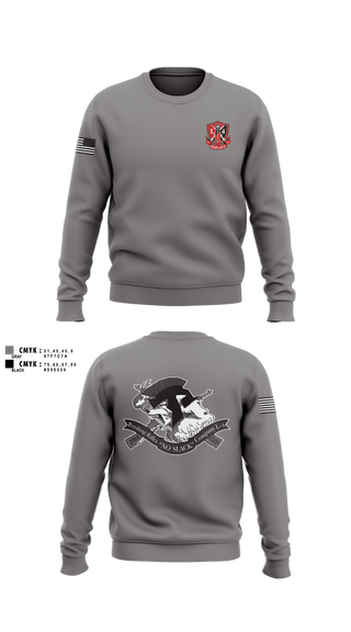 Crew Neck Sweatshirt, Pershing Rifles, Company L-4, Army, Teamtime, Team time, sublimation, custom sports apparel, team uniforms, spirit wear, spiritwear, sports uniforms, custom shirts, team store, custom team store, fundraiser sports, apparel fundraiser