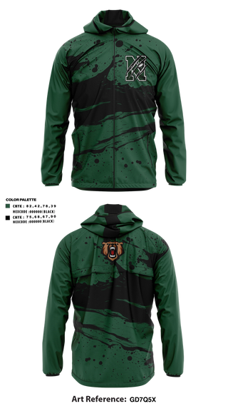 Windbreaker, Norwalk Bears, , Teamtime, Team time, sublimation, custom sports apparel, team uniforms, spirit wear, spiritwear, sports uniforms, custom shirts, team store, custom team store, fundraiser sports, apparel fundraiser