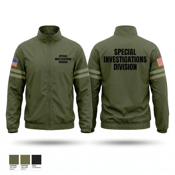 Windbreaker, Special Investigations Division, Police, Teamtime, Team time, sublimation, custom sports apparel, team uniforms, spirit wear, spiritwear, sports uniforms, custom shirts, team store, custom team store, fundraiser sports, apparel fundraiser