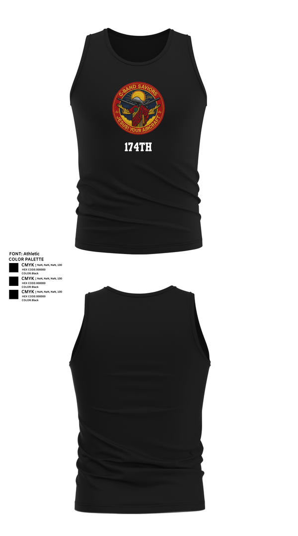 Tank Top, 174th, , Teamtime, Team time, sublimation, custom sports apparel, team uniforms, spirit wear, spiritwear, sports uniforms, custom shirts, team store, custom team store, fundraiser sports, apparel fundraiser