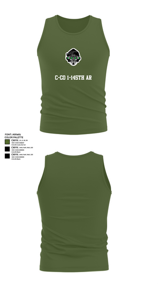 Tank Top, C-CO 1-145th AR, , Teamtime, Team time, sublimation, custom sports apparel, team uniforms, spirit wear, spiritwear, sports uniforms, custom shirts, team store, custom team store, fundraiser sports, apparel fundraiser