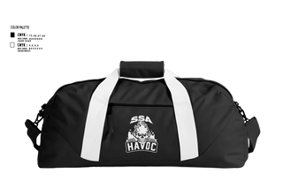 Duffle Bag, SSA Havoc, Men's Basketball, Teamtime, Team time, sublimation, custom sports apparel, team uniforms, spirit wear, spiritwear, sports uniforms, custom shirts, team store, custom team store, fundraiser sports, apparel fundraiser