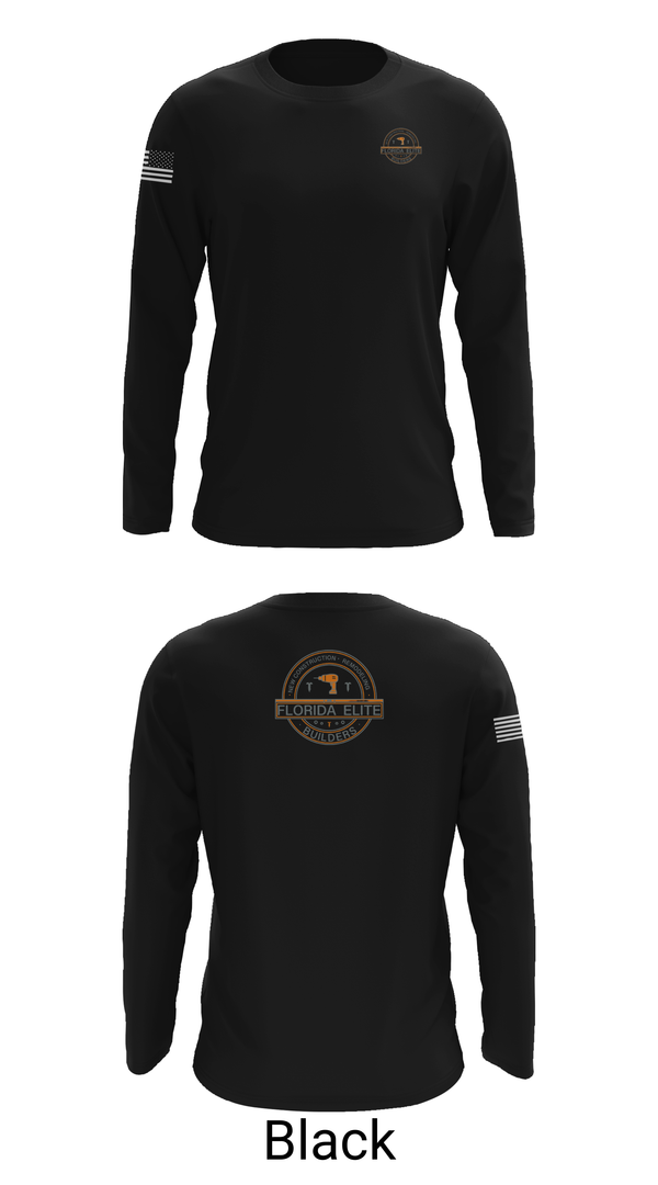 Long Sleeve Performance Shirt, Florida Elite Builders, , Teamtime, Team time, sublimation, custom sports apparel, team uniforms, spirit wear, spiritwear, sports uniforms, custom shirts, team store, custom team store, fundraiser sports, apparel fundraiser