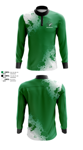 Quarter Zip Jacket, Wildcats, , Teamtime, Team time, sublimation, custom sports apparel, team uniforms, spirit wear, spiritwear, sports uniforms, custom shirts, team store, custom team store, fundraiser sports, apparel fundraiser