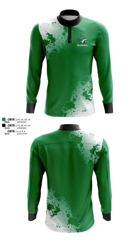 Quarter Zip Jacket, Wildcats, , Teamtime, Team time, sublimation, custom sports apparel, team uniforms, spirit wear, spiritwear, sports uniforms, custom shirts, team store, custom team store, fundraiser sports, apparel fundraiser