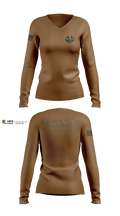 E-Co 250 BSB Women's Long Sleeve V-neck Shirt - 4