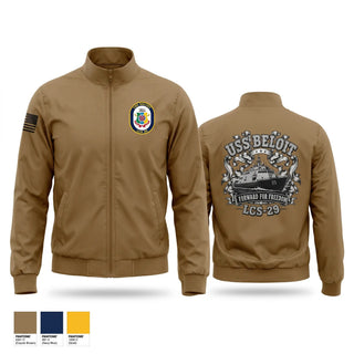 Windbreaker, USS Beloit, Navy, Teamtime, Team time, sublimation, custom sports apparel, team uniforms, spirit wear, spiritwear, sports uniforms, custom shirts, team store, custom team store, fundraiser sports, apparel fundraiser