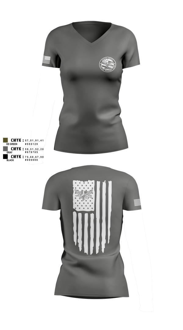 Womens Short Sleeve Vneck Shirt, PCSO Black Knights, , Teamtime, Team time, sublimation, custom sports apparel, team uniforms, spirit wear, spiritwear, sports uniforms, custom shirts, team store, custom team store, fundraiser sports, apparel fundraiser