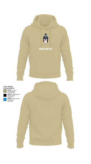 Hoodie, 712th MP Co, , Teamtime, Team time, sublimation, custom sports apparel, team uniforms, spirit wear, spiritwear, sports uniforms, custom shirts, team store, custom team store, fundraiser sports, apparel fundraiser