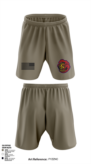 Athletic Shorts With Pockets, OCS Class 71, , Teamtime, Team time, sublimation, custom sports apparel, team uniforms, spirit wear, spiritwear, sports uniforms, custom shirts, team store, custom team store, fundraiser sports, apparel fundraiser