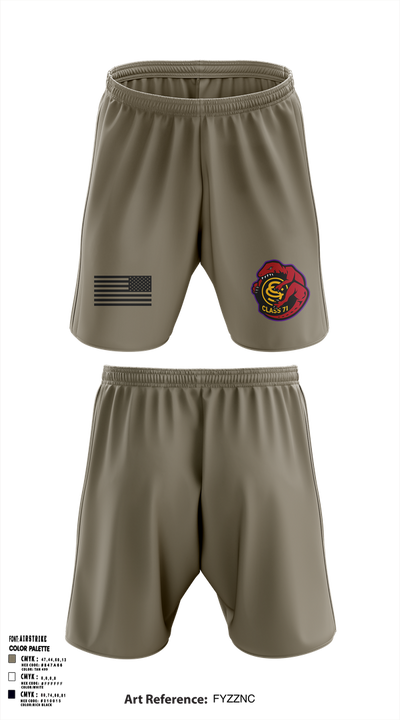 OCS Class 71 37095102 Athletic Shorts With Pockets - 1