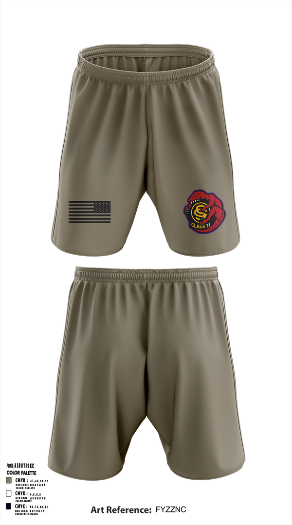 Athletic Shorts With Pockets, OCS Class 71, , Teamtime, Team time, sublimation, custom sports apparel, team uniforms, spirit wear, spiritwear, sports uniforms, custom shirts, team store, custom team store, fundraiser sports, apparel fundraiser